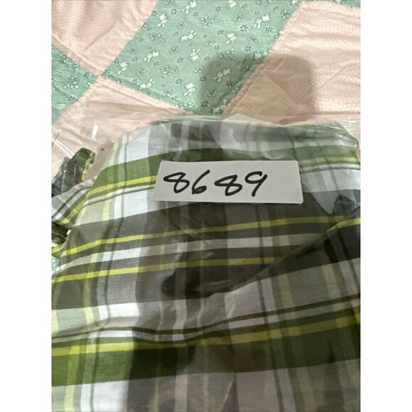 Apple Bottoms Women Green Plaid Button Up Western Shirt Long Roll Tap Sleeve 3XL - Picture 15 of 15